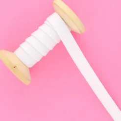Elastique lingerie anti-glisse 13 mm - blanc