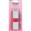 Elastique 25 mm tissé souple blanc - long. 1 m - Couture loisirs