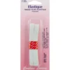Elastique 9 mm tresse plate blanche - long. 2m - Couture loisirs