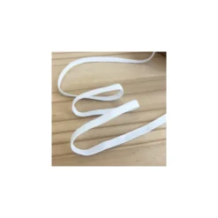 Elastique plat - blanc - bobine de 400m