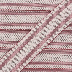 Elastique plat lurex Sinaloa 50mm - rouge x 50cm