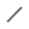 Elastique plat maille métallisée lurex 25mm - argenté