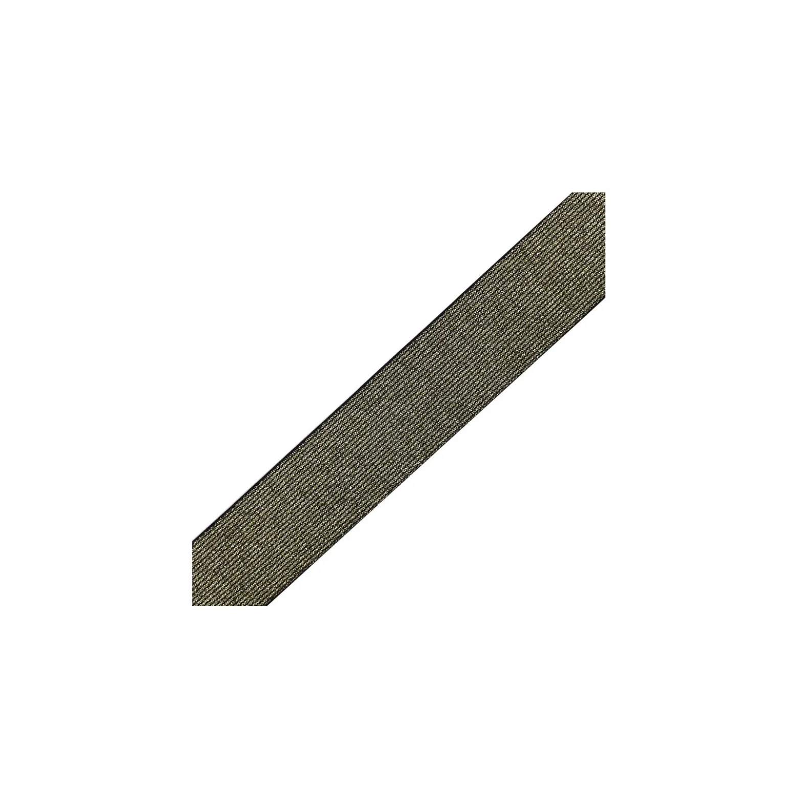 Elastique plat maille métallisée 40mm Cocktail - doré