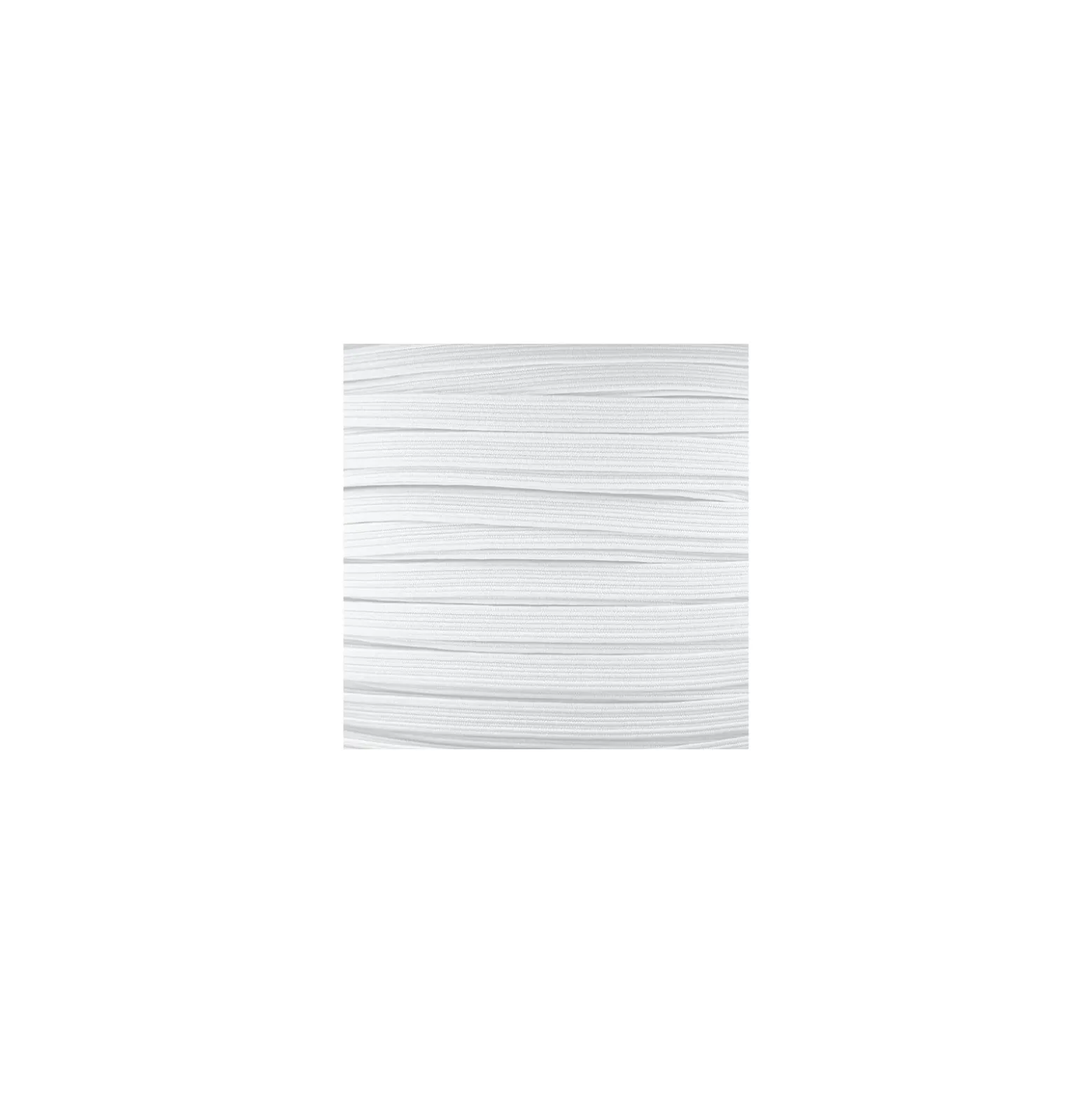 Elastique plat 7 mm - Blanc (boîte de 300 m)