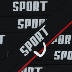 Elastique plat Sportif - noir x 83cm