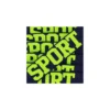Elastique plat Sport - jaune fluo/marine
