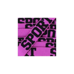 Elastique plat Sport - noir/violet