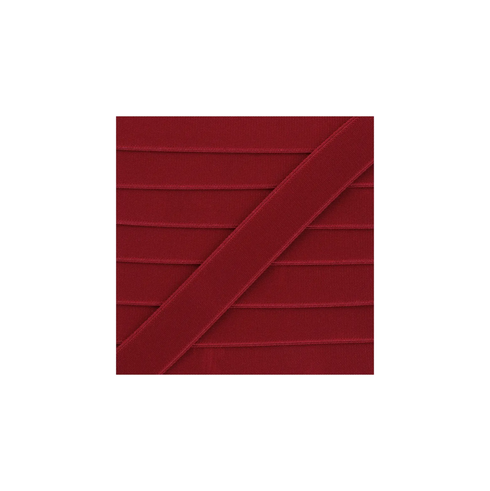 Elastique plat Woki - rouge grenat
