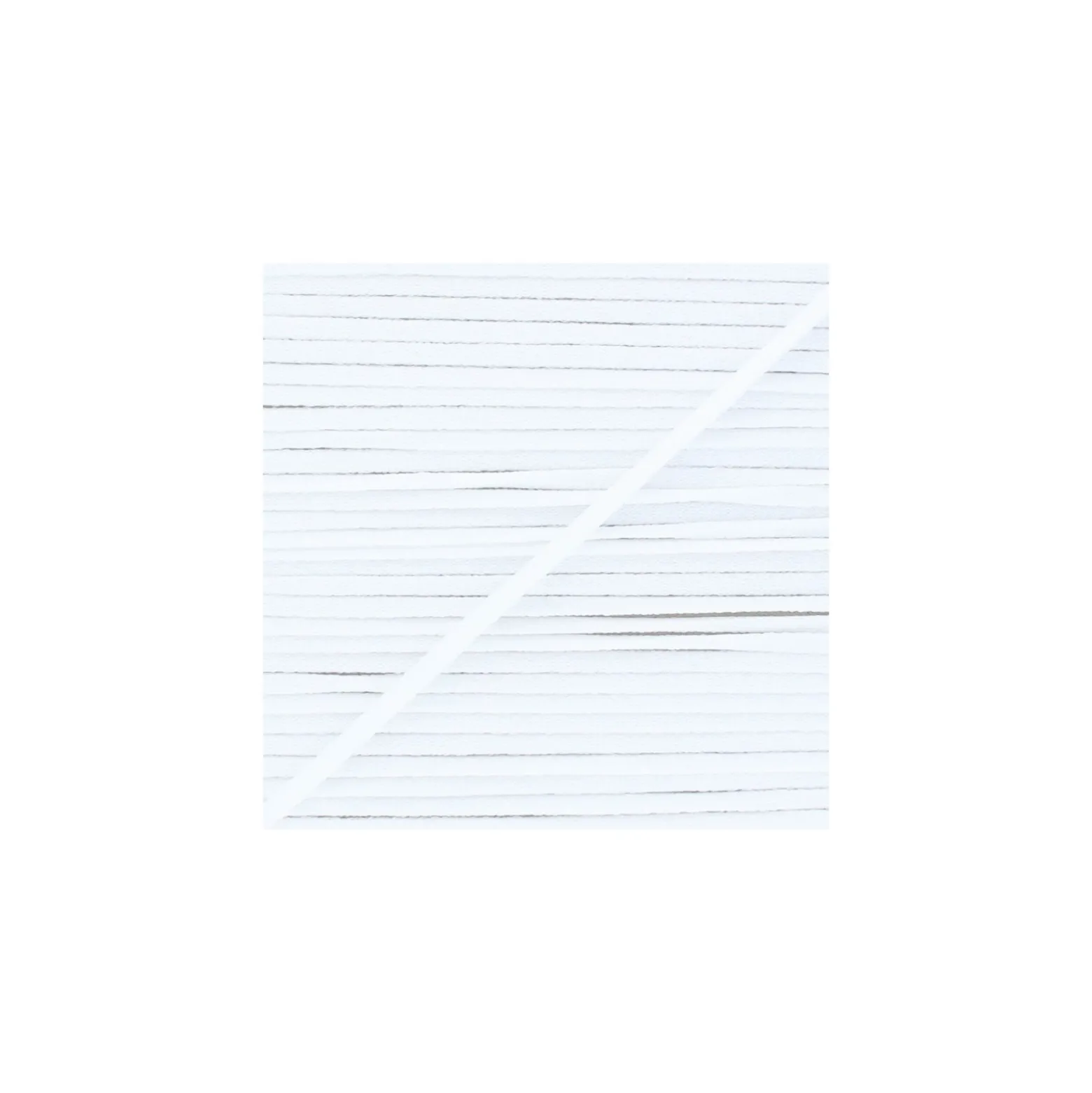 Elastique ultra doux 5 mm - Blanc (bobine)