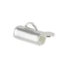 Embout pour bracelet en tissage de perles 9 mm - argenté
