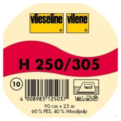 Entoilage thermocollant H250 Vlieseline graphite
