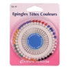 Epingles têtes couleurs X40 -34 mm x 0.62 mm - Couture loisirs