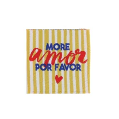 Etiquette à coudre Bohin - More amor por favor