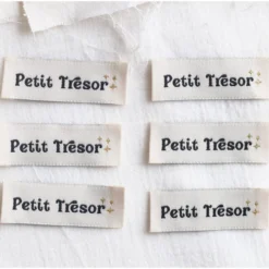 Etiquettes à coudre La Petite Maison Couture - Petit Trésor (lot de 6)