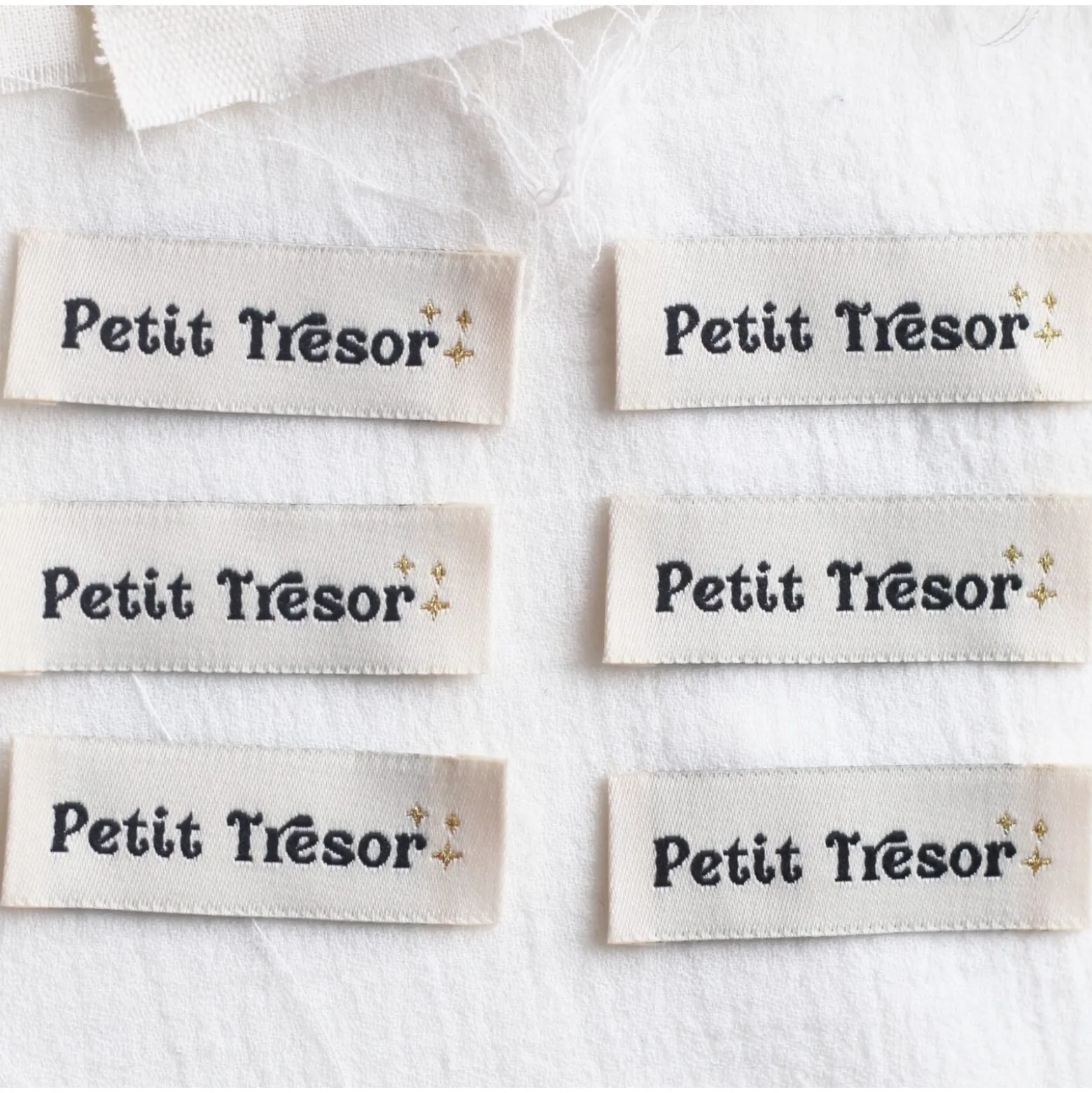 Etiquettes à coudre La Petite Maison Couture - Petit Trésor (lot de 6)