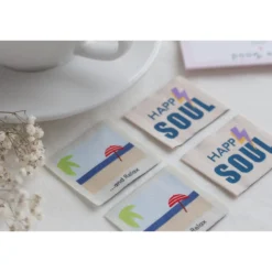 Etiquettes à coudre La Petite Maison Couture x Fibre Mood - Selfcare is Power (lot de 8)
