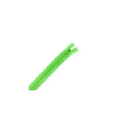 Fermeture éclair® dentelle non séparable invisible - vert perroquet
