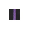 Fermeture éclair® fil métallisé séparable - violet