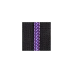 Fermeture éclair® fil métallisé séparable - violet