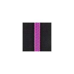 Fermeture éclair® fil métallisé séparable - fuchsia