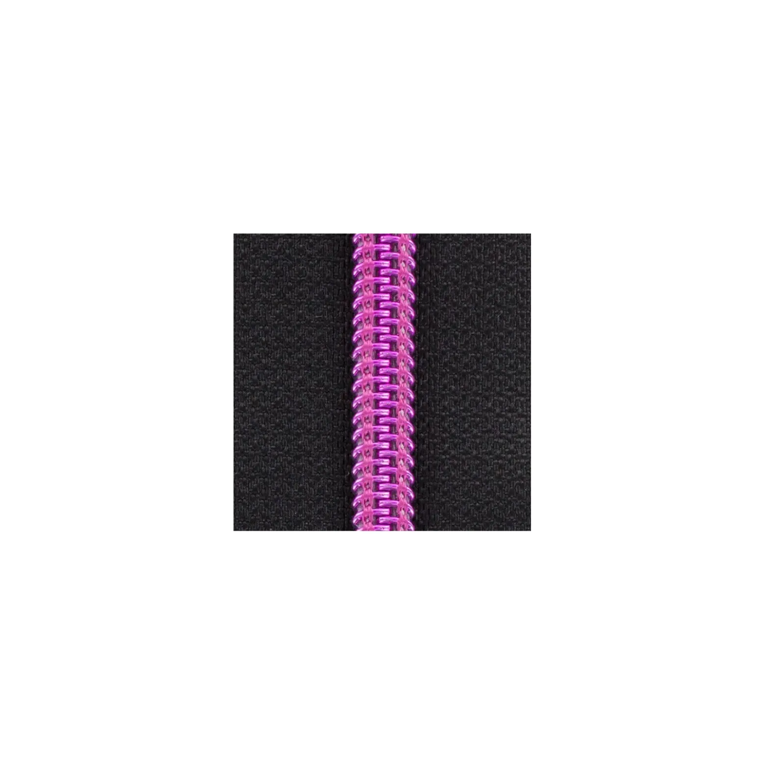 Fermeture éclair® fil métallisé séparable - fuchsia