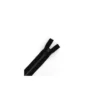 Fermeture Eclair-Plus® fine métal gun non séparable noir - 6 mm