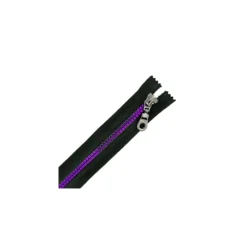 Fermeture Eclair® Séparable Moulée Disco - Noir/Violet