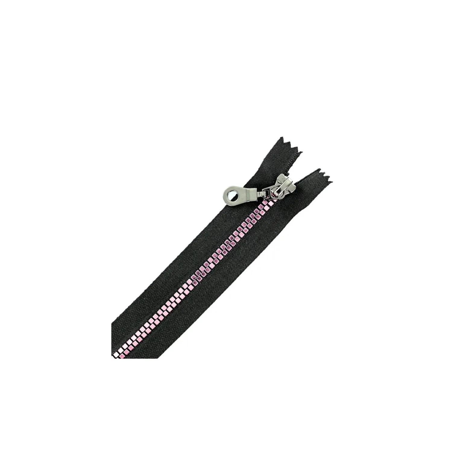 Fermeture Eclair® Séparable Moulée Disco - Noir/Rose