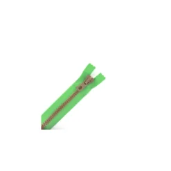Fermeture Eclair® synthétique bicolore séparable 55cm - vert / beige