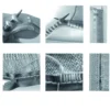 FermetureEclair® tricot séparable - blanc