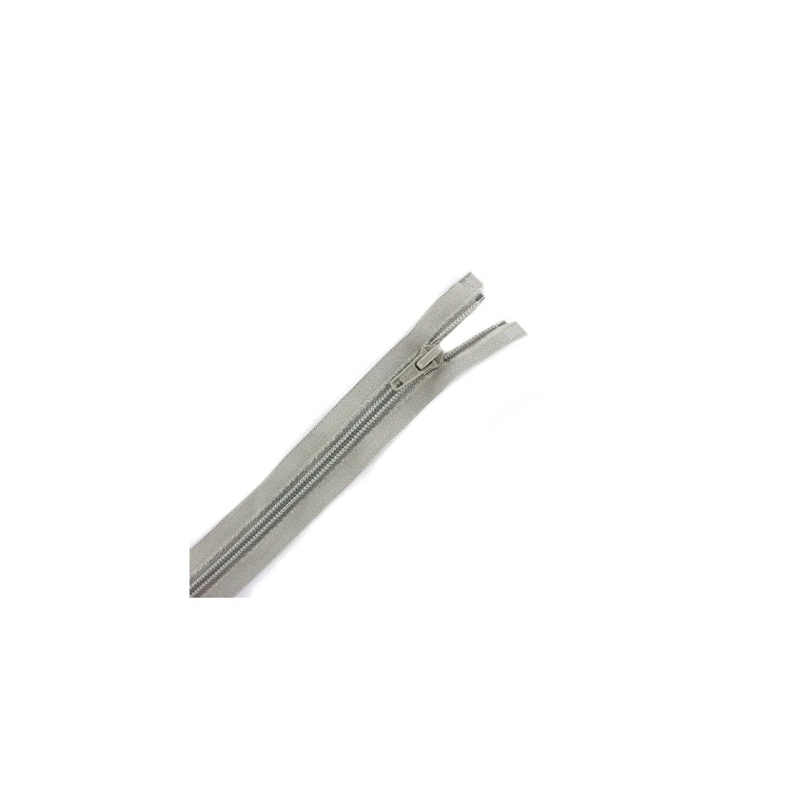 FermetureEclair® tricot séparable - gris clair