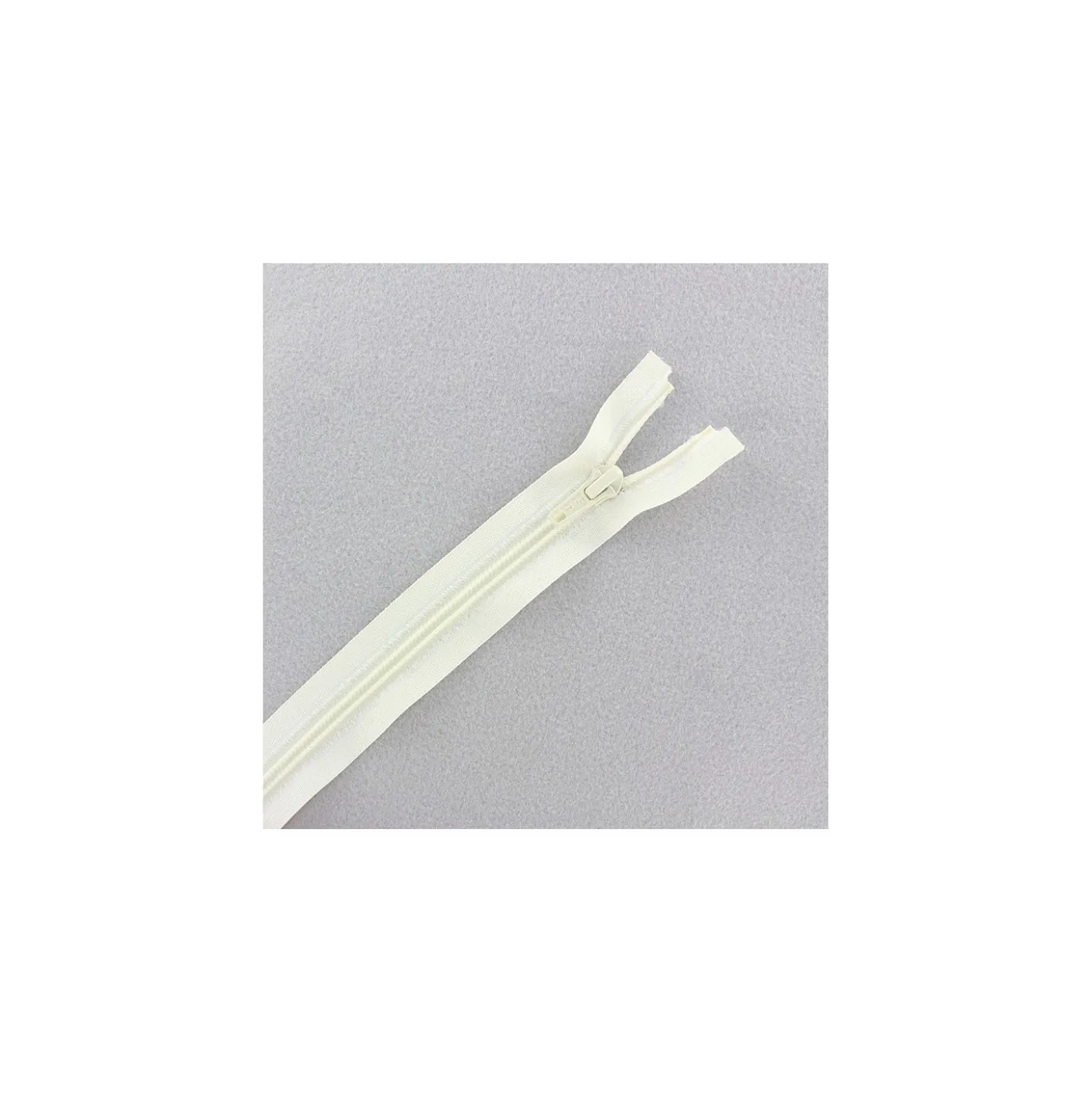FermetureEclair® tricot séparable - ivoire