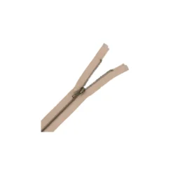 Fermeture à glissière métal non séparable