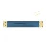 Fermoir à cliquet métal Clac 9,2 cm - bleu