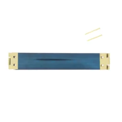Fermoir à cliquet métal Clac 9,2 cm - bleu