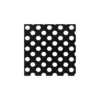 ♥ Feuille thermocollante pois noir/blanc x 1 ♥