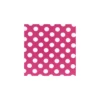 ♥ Feuille thermocollante pois rose/blanc x 1 ♥