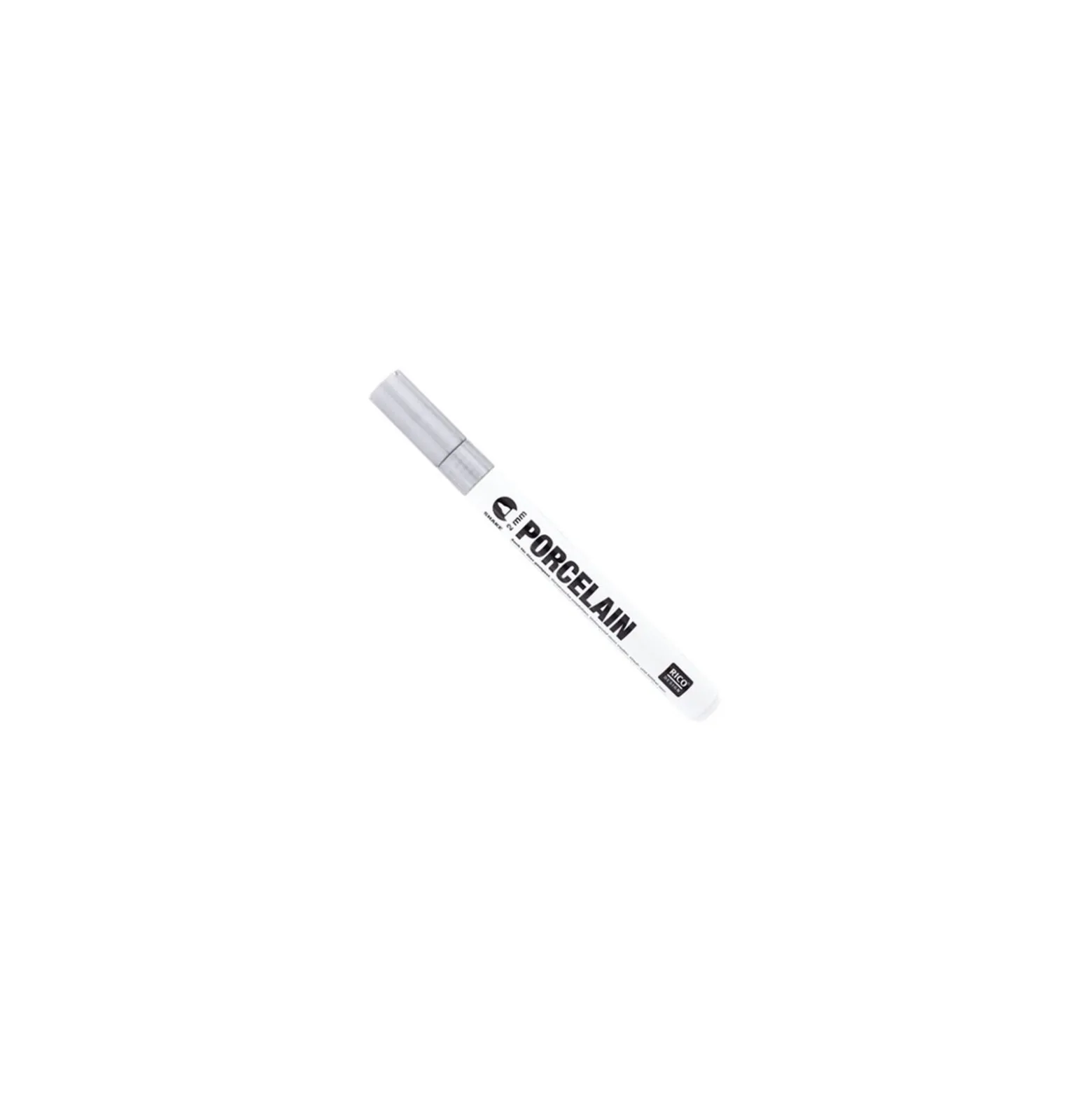 Feutre porcelaine 2 mm - argent
