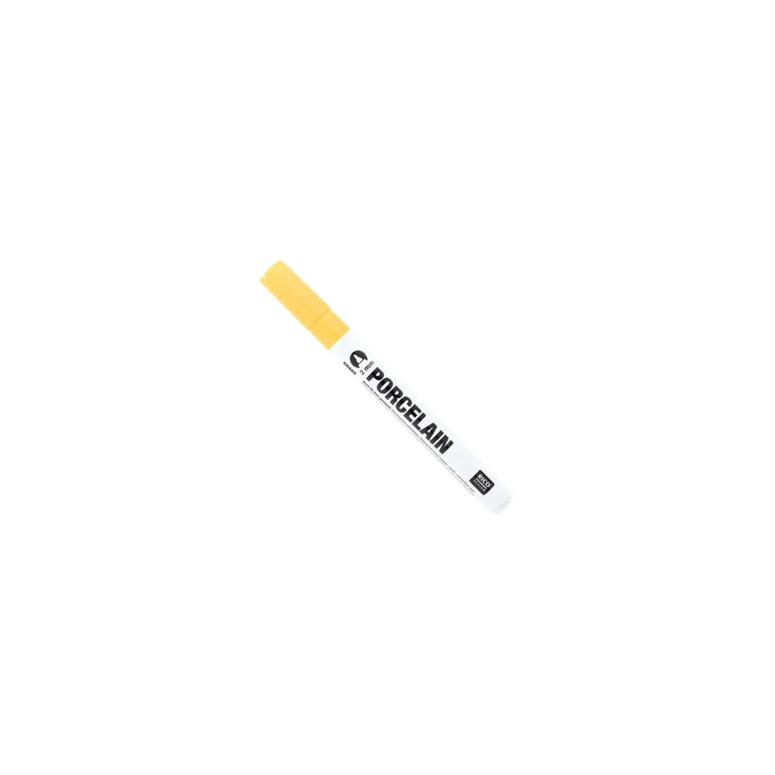 Feutre porcelaine 2 mm - jaune