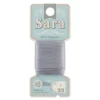 Fil à broder Sara 20m - gris n°35