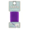 Fil à broder Sara 20m - violet n°72