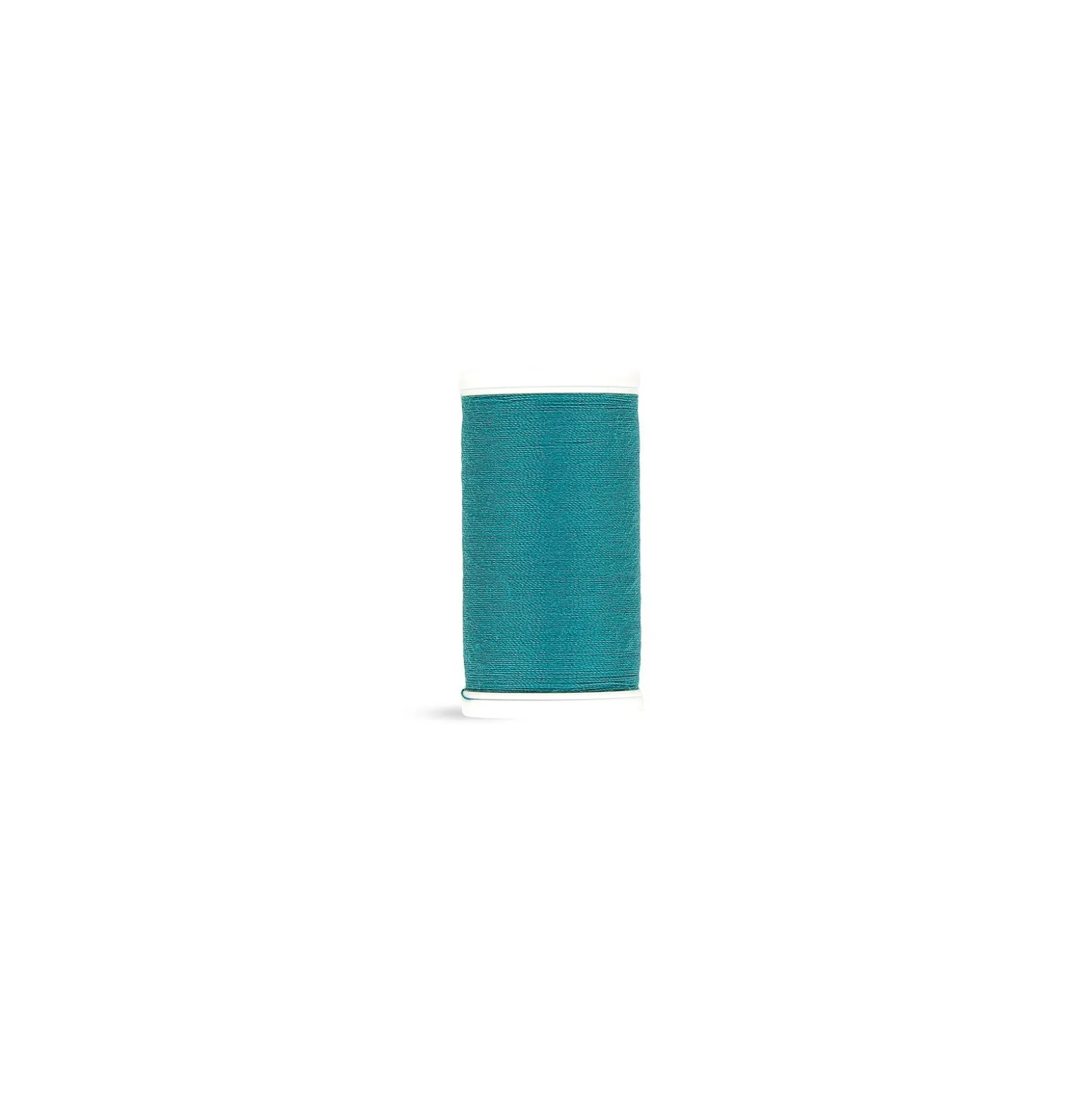 Fil à coudre Laser polyester - bleu paon - 100m