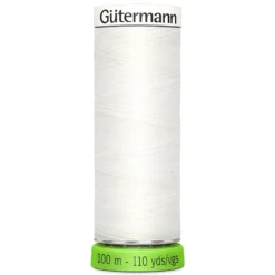 Fil à Coudre Polyester Recyclé 100m - Blanc 800