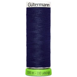Fil à Coudre Polyester Recyclé 100m - Bleu marine310