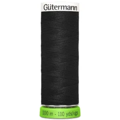 Fil à Coudre Polyester Recyclé 100m - Noir 000