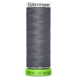 Fil à Coudre Polyester Recyclé 100m - Gris foncé 701