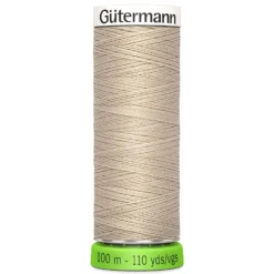 Fil à Coudre Polyester Recyclé 100m - Beige moyen 722
