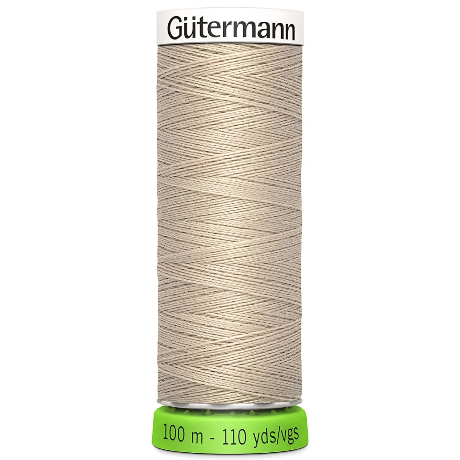 Fil à Coudre Polyester Recyclé 100m - Beige moyen 722