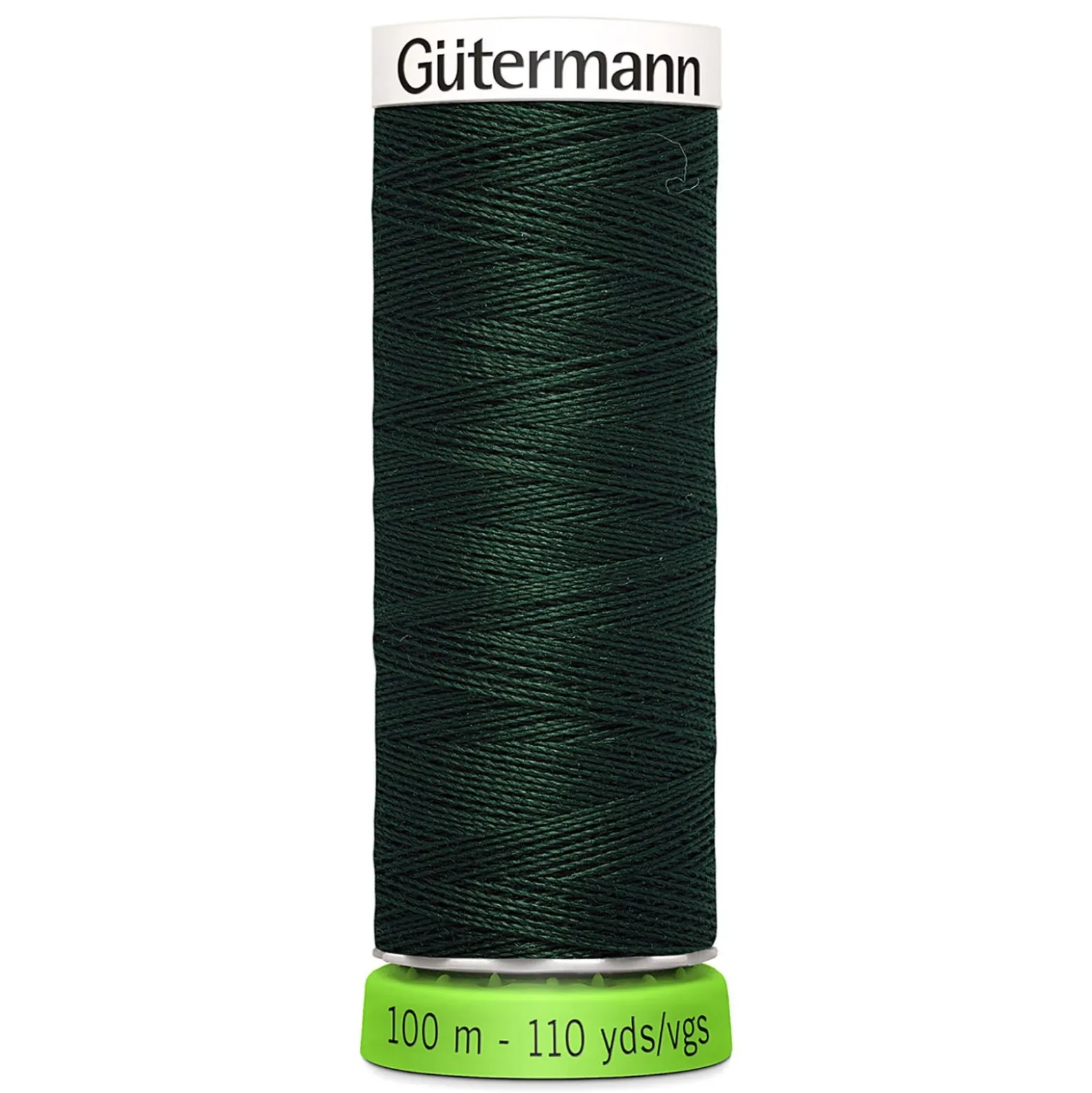 Fil à Coudre Polyester Recyclé 100m - Vert sapin 472