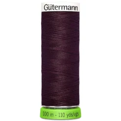 Fil à Coudre Polyester Recyclé 100m - Lie de vin 130